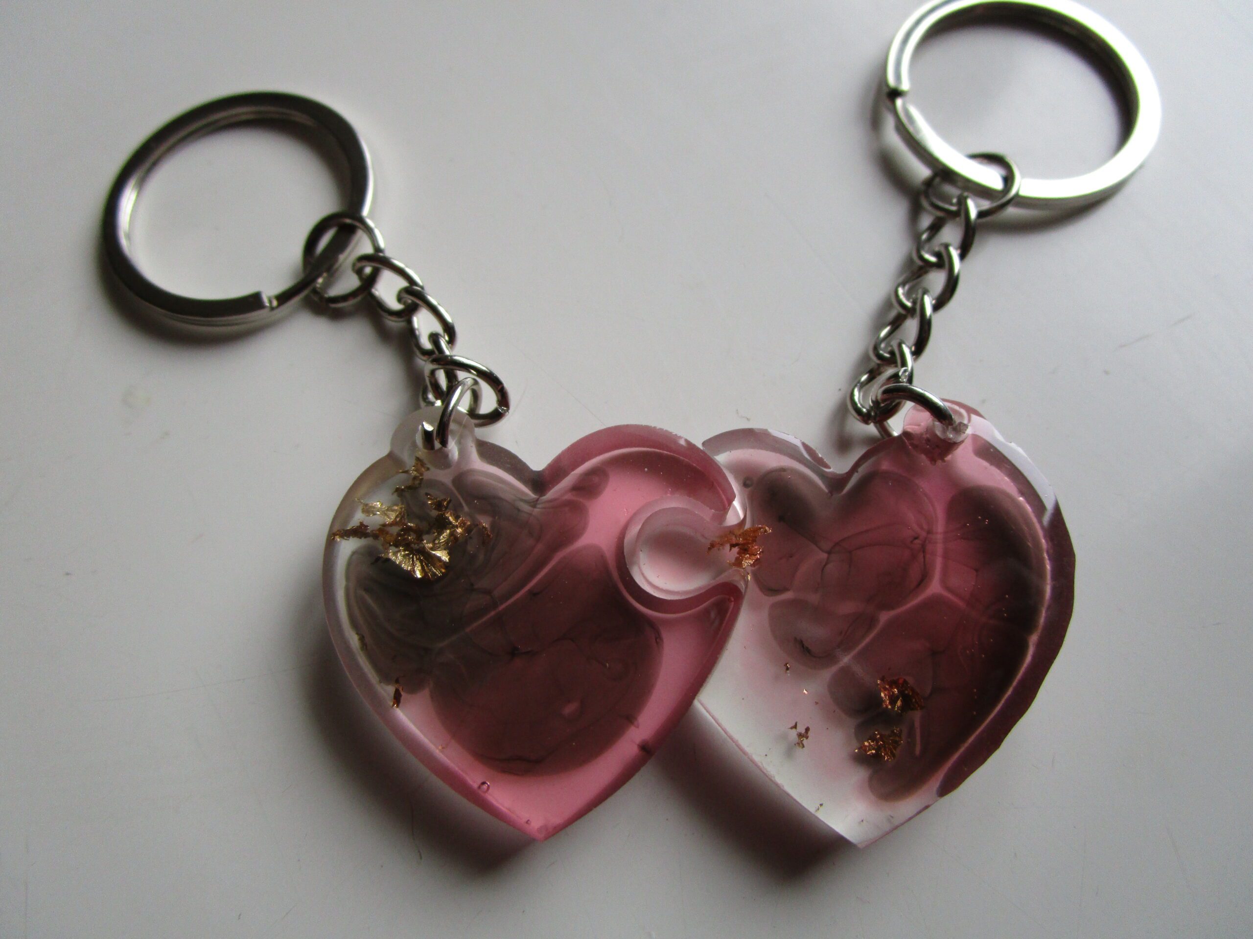 porte clé cœur bohème