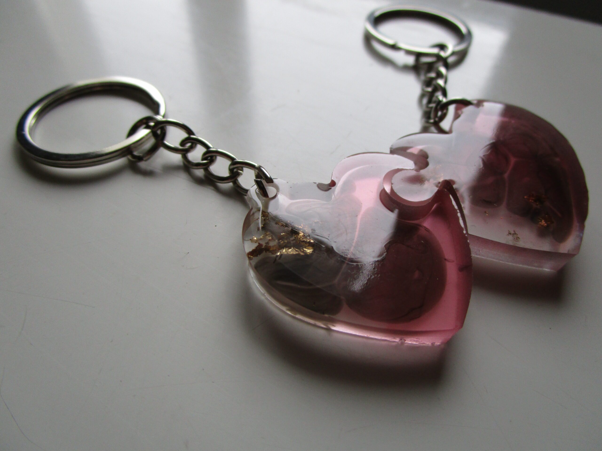 porte clé cœur bohème – Image 2